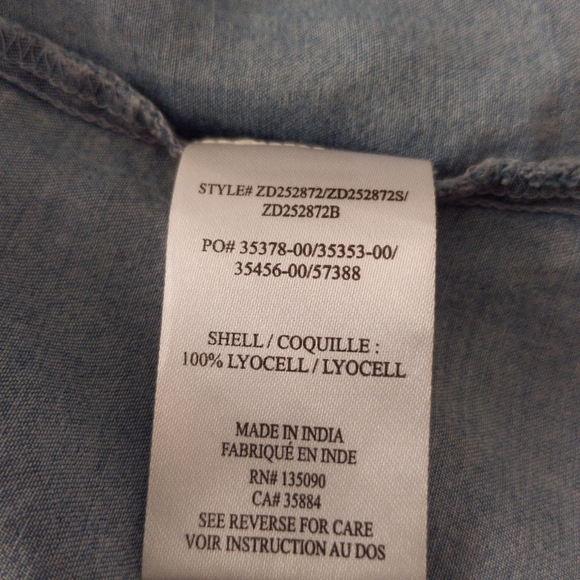 Z Supply Bayside Chambray Midi Dress Size Small - Picture 5 of 6